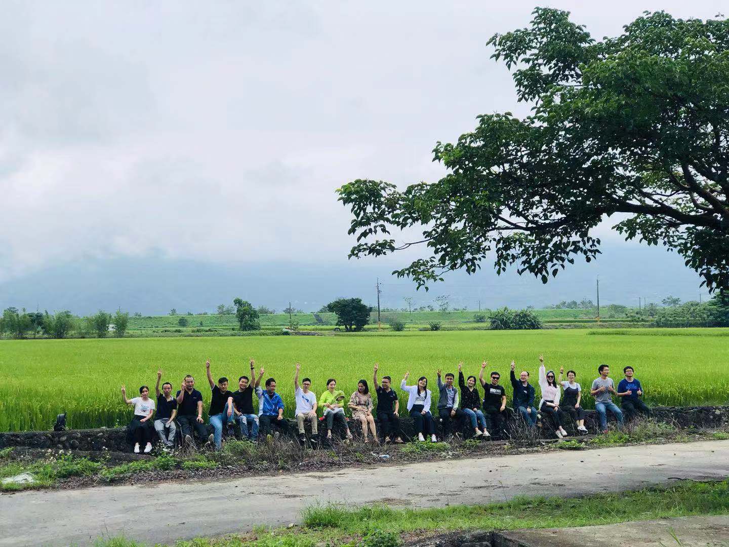 找了一张没有自己脸的,胖